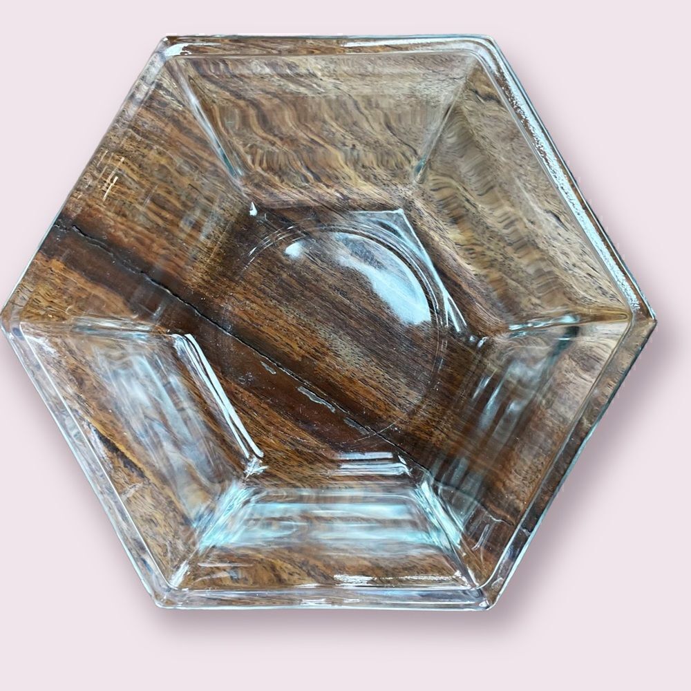Vintage Hexagonal Candy Bowl 